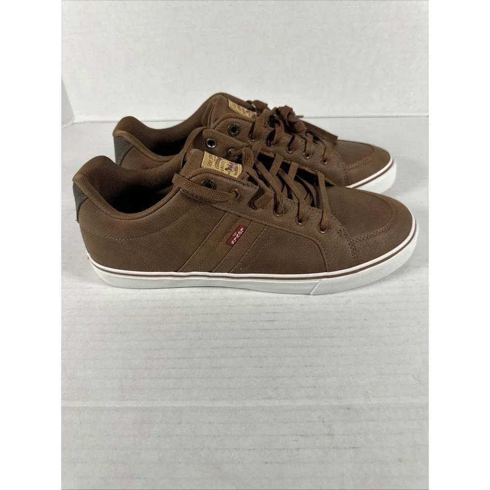 Levi's Mens Avery Synthetic Leather Casual‎ Lace Up Sneaker Shoe 10.5M